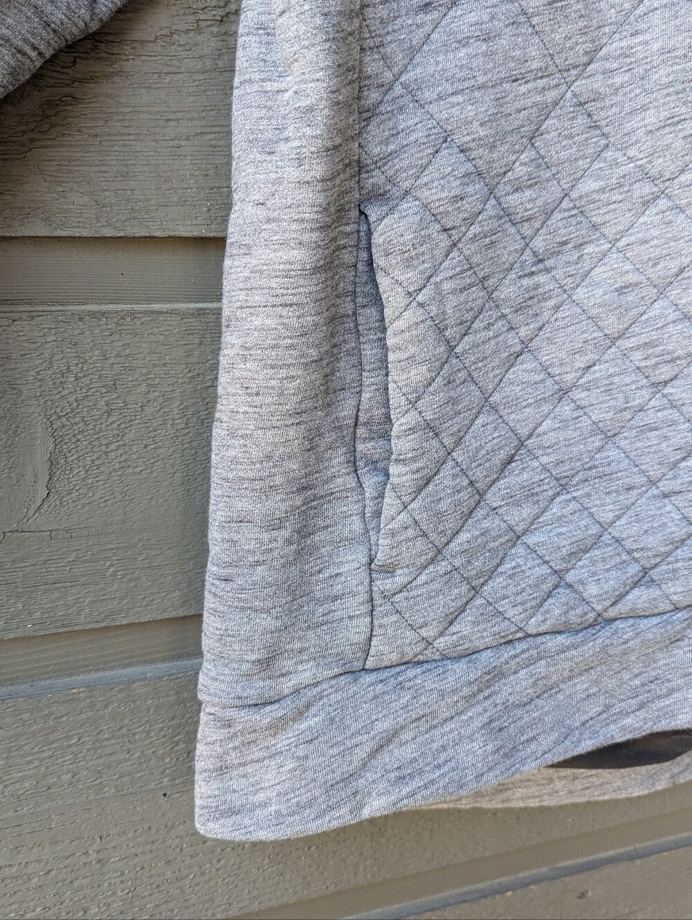 Lululemon Forever Warm Pullover Heathered Core Dark Grey Size 6 - Picture 3 of 10